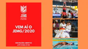 Abertas as inscrições para o JEMG/2020! Garanta a presença do seu município!