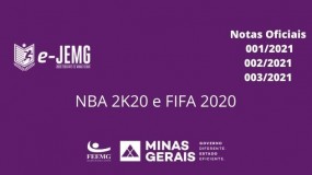 Publicadas as notas oficias que alteram data de inscrição, execução e Regulamentos do NBA 2K20 e FIFA 2020.