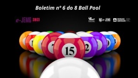 8 Ball Pool e-JEMG/2021: Confira a publicação do Boletim nº 6.
