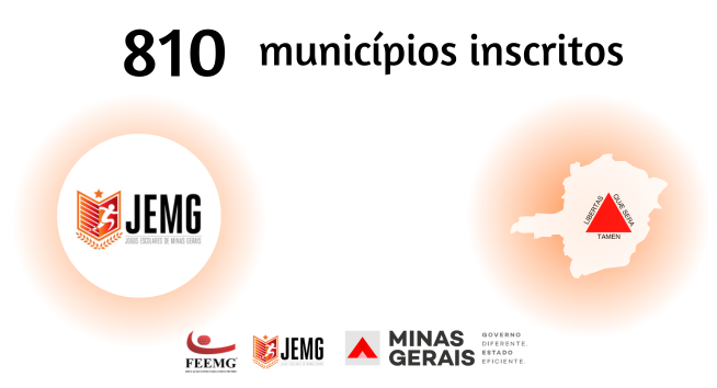 Números impressionantes no JEMG/2023: 810 municípios inscritos!