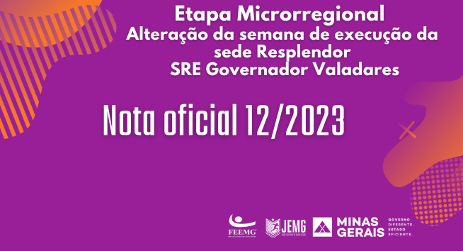 Etapa Microrregional do JEMG/2023