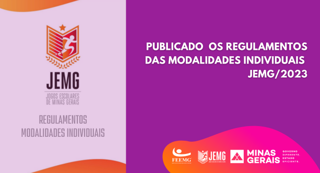 JEMG – Jogos Escolares de Minas Gerais  Site dos Jogos Escolares do Estado  de Minas Gerais