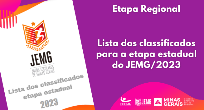 Tabelas de jogos da etapa regional já estão disponíveis.