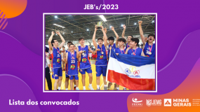 Campeões de Minas na etapa nacional. Lista dos convocados dos Jogos Escolares Brasileiros – JEB’s/2023 já está disponível.