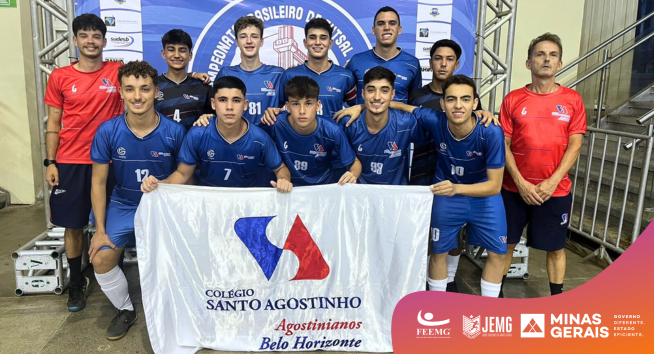 Minas estreia hoje no Campeonato Brasileiro Escolar de Futsal sub-17.