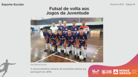 Notícia boa. A modalidade de Futsal está de volta aos Jogos da Juventude.