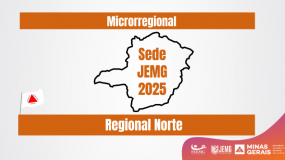 Etapa Microrregional JEMG/2025. Sedes da Regional Norte já estão disponíveis.