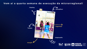 Vem aí a quarta semana da etapa microrregional. Serão mais sete cidades-sedes na próxima semana.