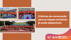 Critérios de convocação para as etapas nacionais já estão disponíveis. Confira!