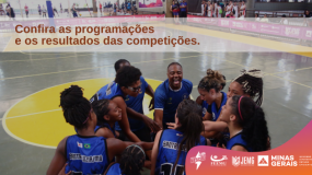 Etapa Estadual do JEMG/2025, em Pará de Minas. Confira as programações e os resultados das competições.