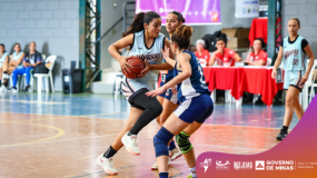 Basquetebol feminino na área! Venha conferir mais fotos da etapa estadual em Pará de Minas.