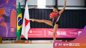 Plasticidade, ritmo e harmonia  na ginástca rítmica. Assista a reportagem.
