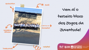 Partiu Minas, vem aí o terceiro bloco de competições nos Jogos da Juventude.