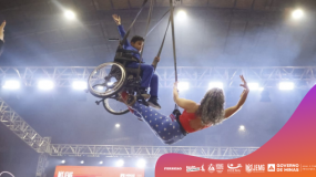 O espetáculo da abertura oficial da modalidades paralímpicas.