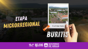 Sede da etapa microrregional. Em Buritis, o esporte é força que transforma.