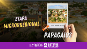 Município de Papagaios: sede da etapa microrregional do JEMG/2026.