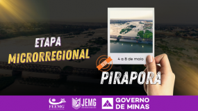 Pirapora: sede da etapa microrregional. Cidade viva, rio presente, esporte em ação.