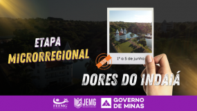 Dores do Indaiá: sede da etapa microrregional. Onde o esporte fortalece talentos, une gerações e movimenta a comunidade.