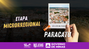 Paracatu: sede da etapa microrregional. Onde se revela no ritmo do esporte.
