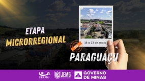 Paraguaçu: sede da etapa microrregional. Onde o esporte une e inspira novas histórias.