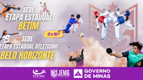 Modalidades Individuais: Município de Betim será a sede da estadual do JEMG/2026. Belo Horizonte vai sediar o atletismo.