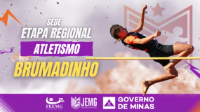 Novidade no JEMG/2026. Brumadinho será a sede da etapa regional de atletismo.