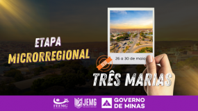Três Marias: sede da etapa microrregional. Onde o cenário natural inspira cada movimento esportivo.