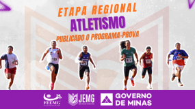 Etapa Regional em Brumadinho: programação da competição na modalidade atletismo já está disponível.